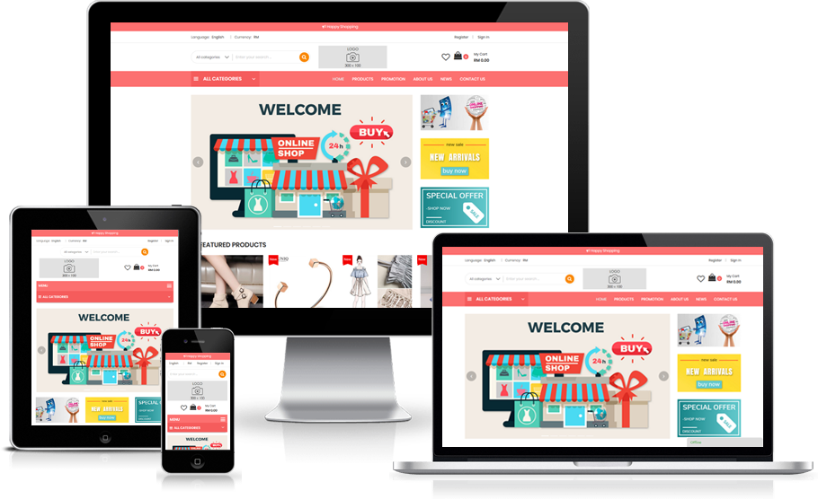 Multi Functional Online Shopping Cart æ–°å±±ç½'åº—æ¨¡æ¿è®¾è®¡ Malaysia First E Commerce Shopping Cart Solution Online Catelogue Mybizcart